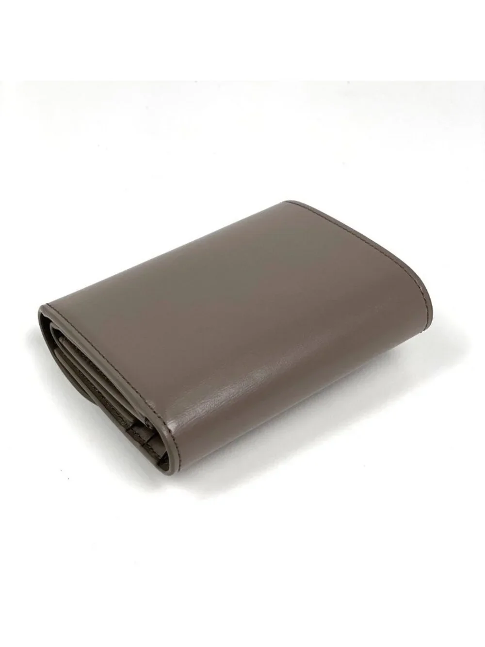 Celine Small Flap Wallet Triomphe Leather Pebble